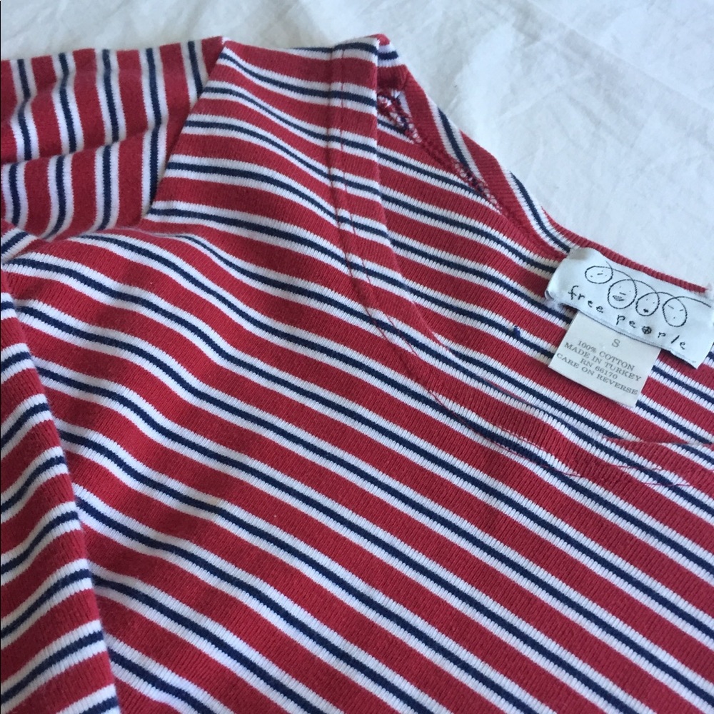 Free People striped long sleeve